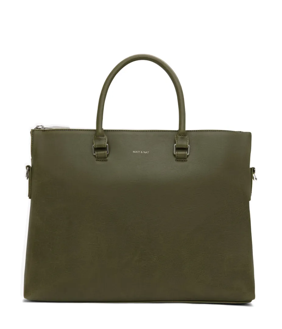 mattnat_alban_vegan_briefcase__vintage_9.webp Briefcases | Briefcases | Matt & Nat Mattnat ALBAN Vegan Briefcase - Vintage