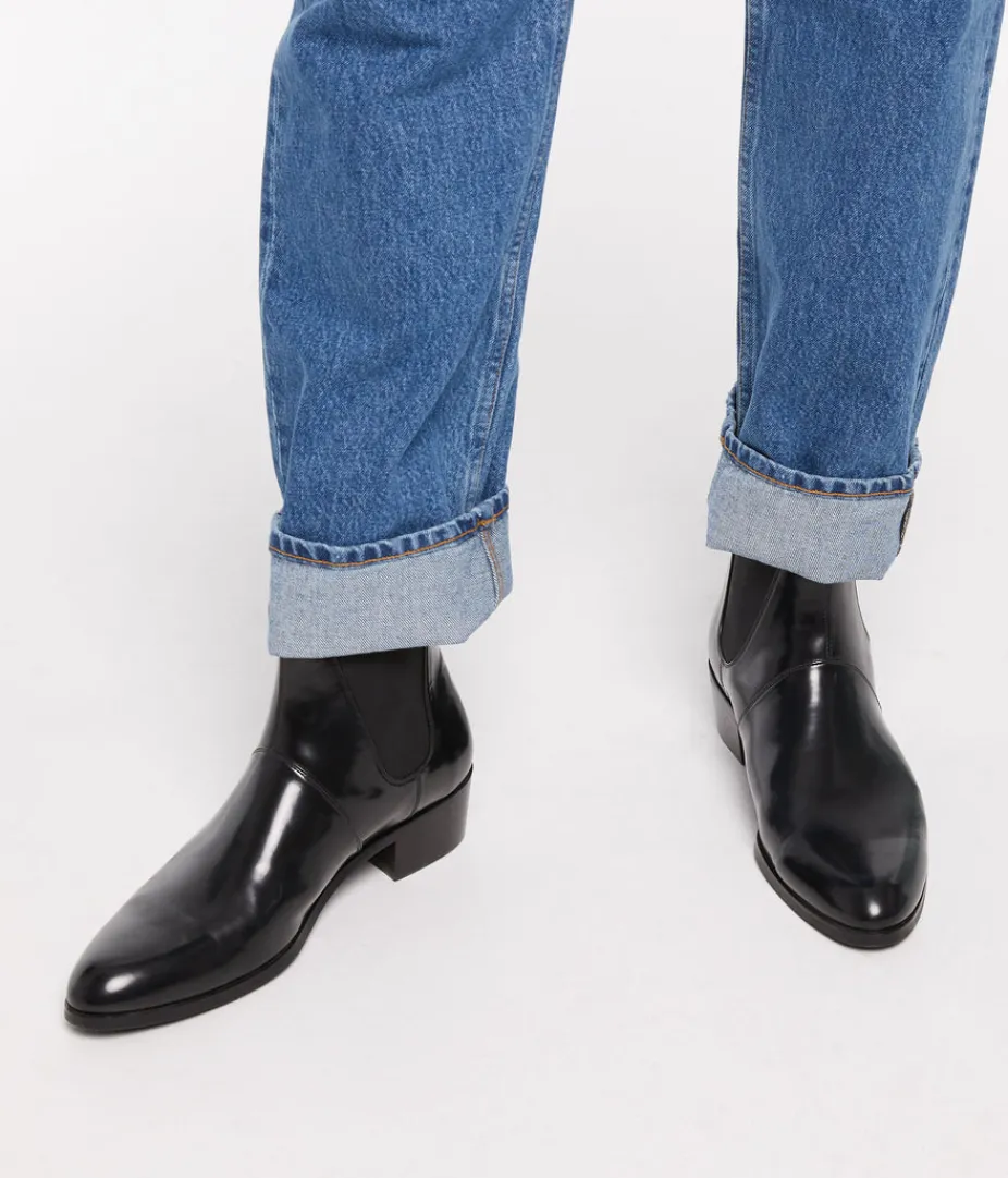 Footwear | Matt & Nat Mattnat ALTON Men's Vegan Chelsea Boots BLACK/PU