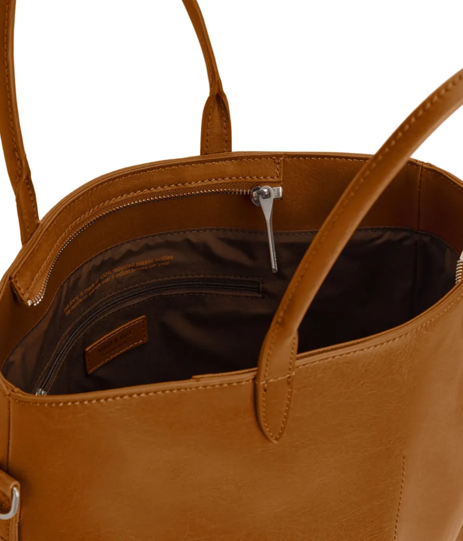 mattnat_curb_vegan_tote_bag__vintage_13.webp Totes | Totes | Matt & Nat Mattnat CURB Vegan Tote Bag - Vintage