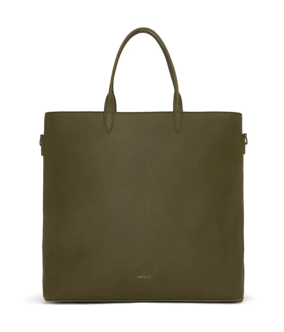 mattnat_curb_vegan_tote_bag__vintage_22.webp Totes | Totes | Matt & Nat Mattnat CURB Vegan Tote Bag - Vintage