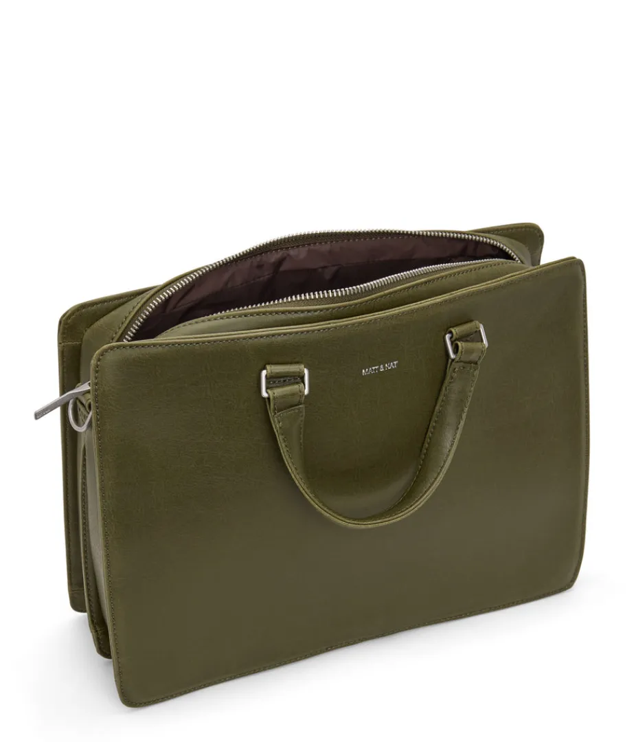 mattnat_david_vegan_briefcase__vintage_10.webp Briefcases | Briefcases | Matt & Nat Mattnat DAVID Vegan Briefcase - Vintage