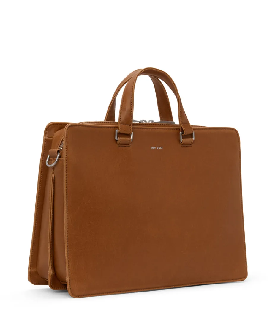 mattnat_david_vegan_briefcase__vintage_5.webp Briefcases | Briefcases | Matt & Nat Mattnat DAVID Vegan Briefcase - Vintage