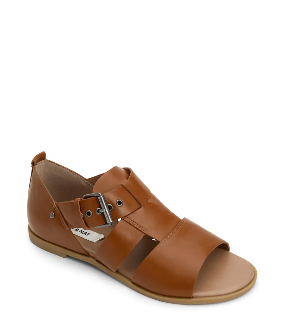Sandals | Flats | Matt & Nat Mattnat EBONI Vegan Flat Sandals Footwear