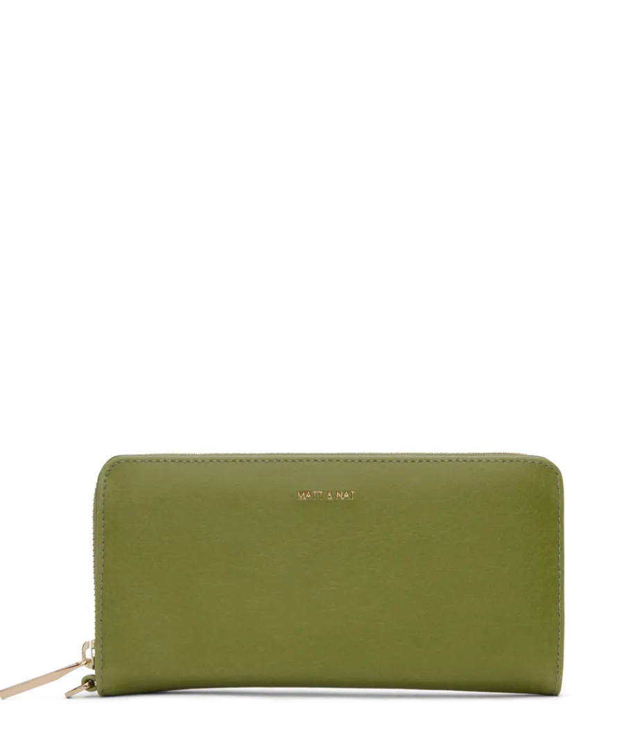 Wallets | Matt & Nat Mattnat ELM Vegan Continental Wallet - Vintage
