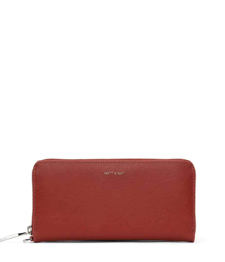 Wallets | Matt & Nat Mattnat ELM Vegan Continental Wallet - Vintage