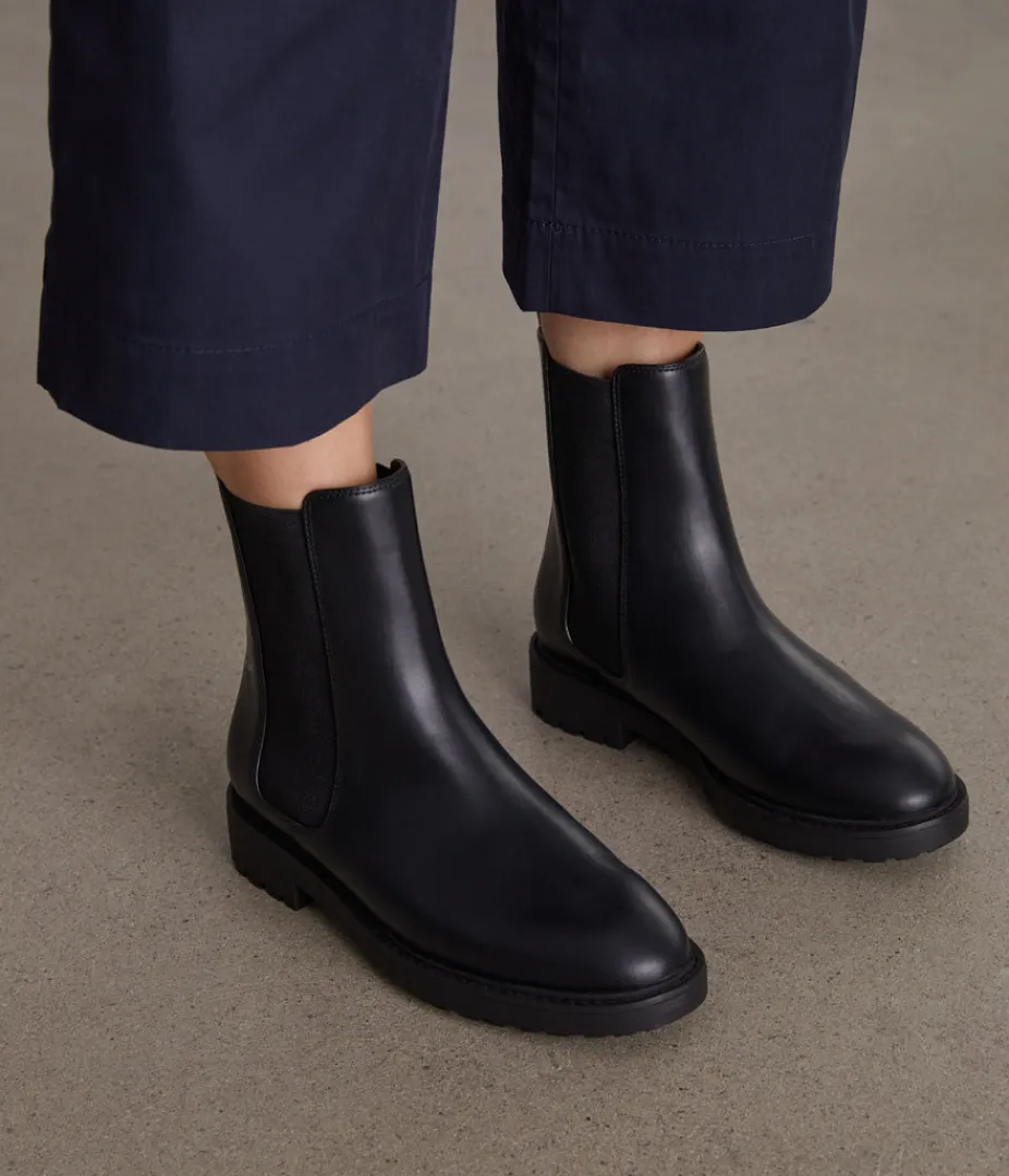 Boots | Matt & Nat Mattnat IDINA Women's Vegan Chelsea Boots Footwear BLACK