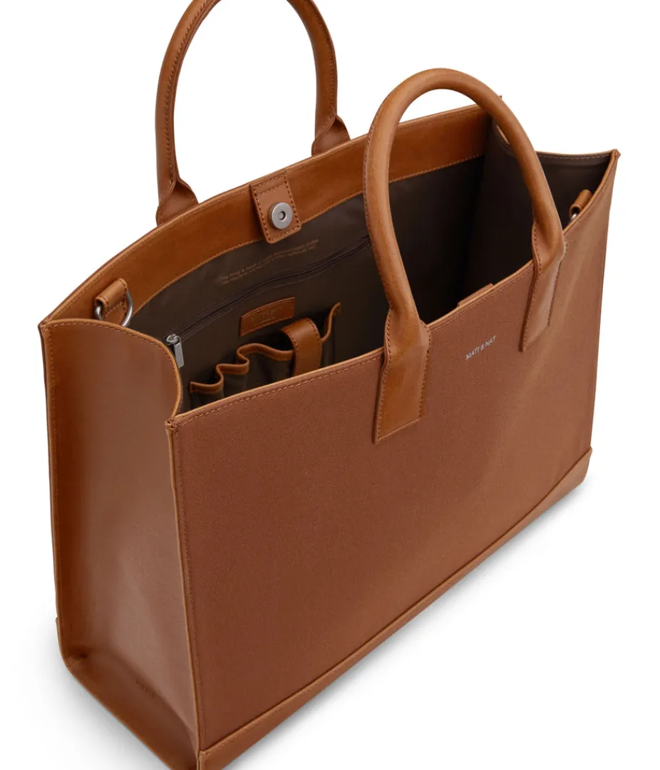 mattnat_joi_canvas_tote_bag__canvas_8.webp Totes | Totes | Matt & Nat Mattnat JOI Canvas Tote Bag - Canvas