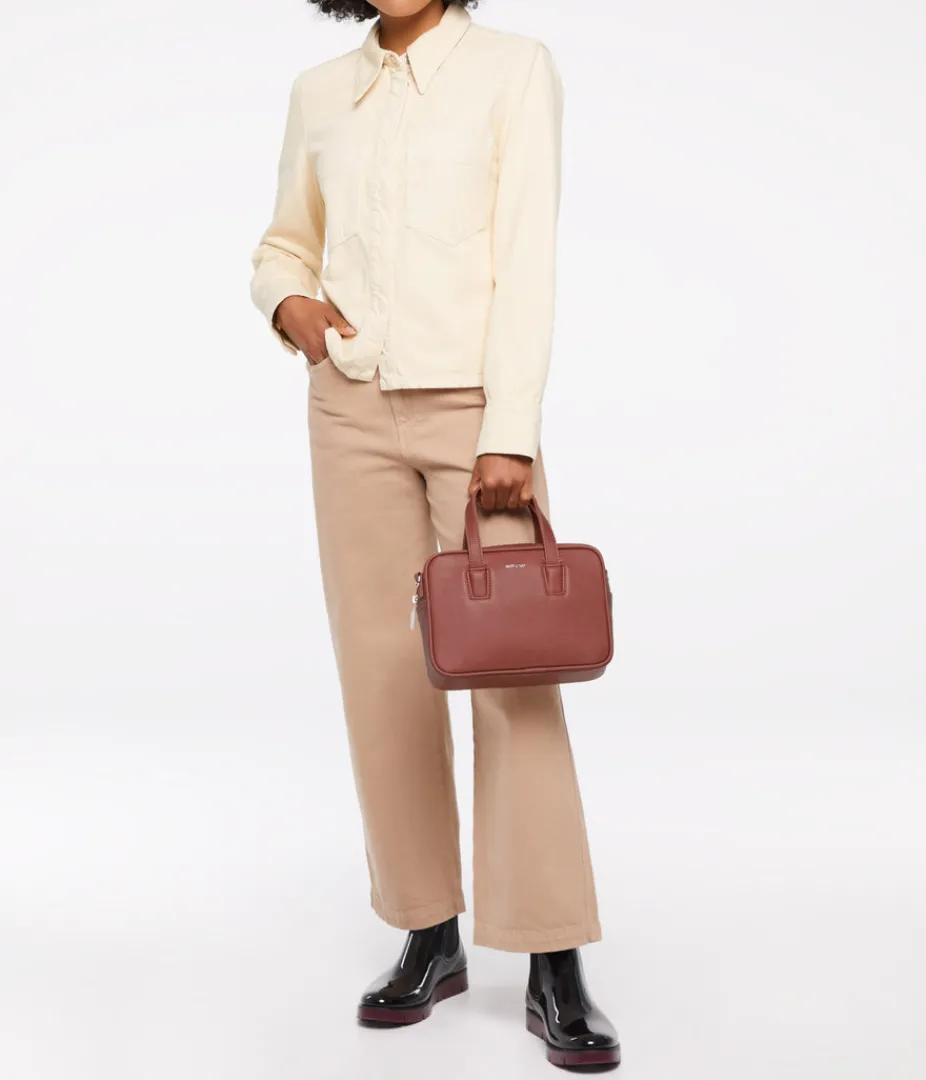 mattnat_kensism_small_vegan_satchel__vintage_11.webp Satchels | Matt & Nat Mattnat KENSISM Small Vegan Satchel - Vintage