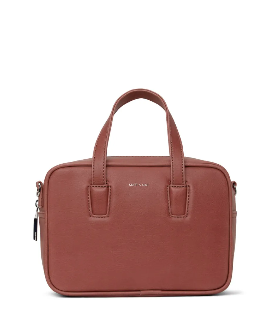 mattnat_kensism_small_vegan_satchel__vintage_9.webp Satchels | Matt & Nat Mattnat KENSISM Small Vegan Satchel - Vintage