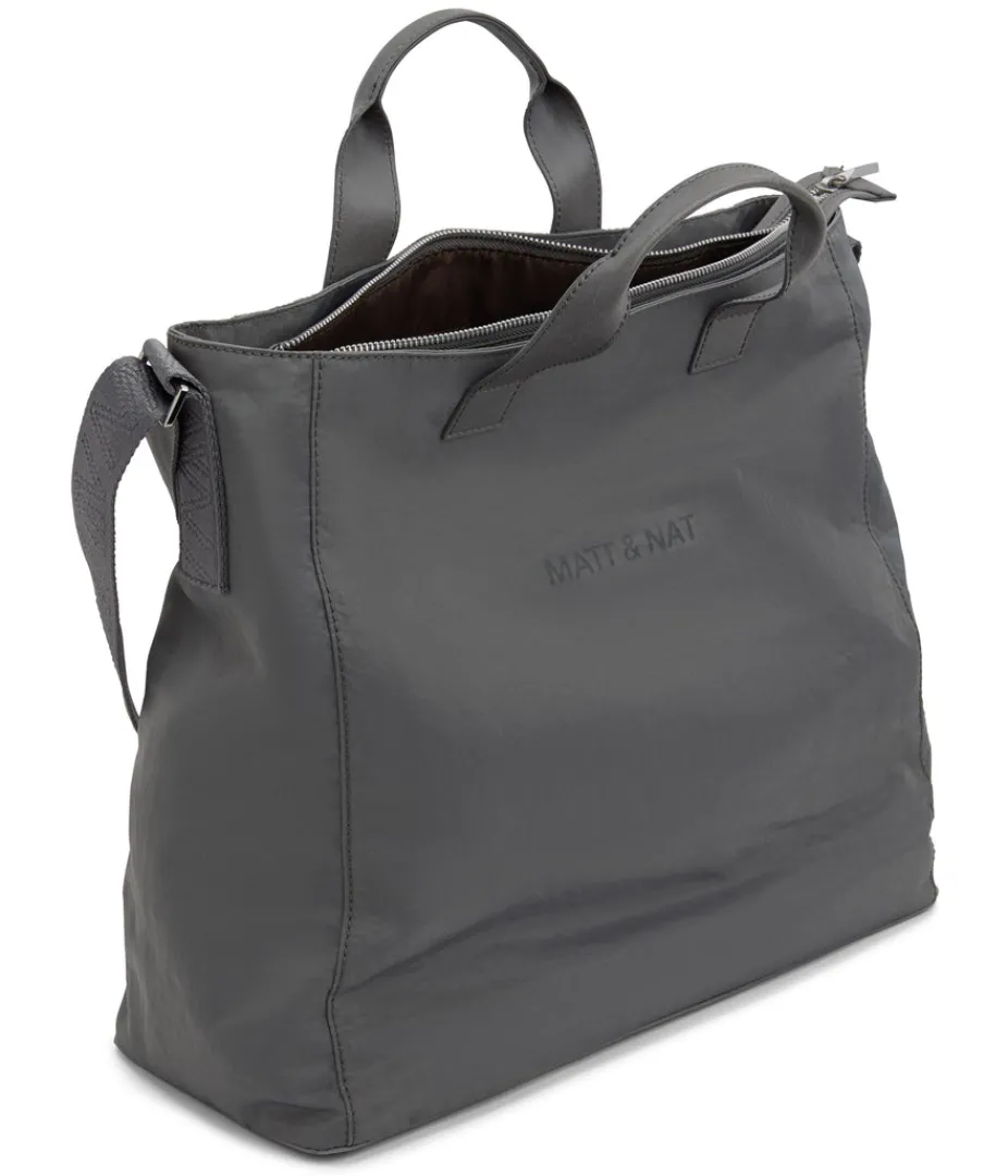 mattnat_kiva_vegan_tote_bag__oam_10.webp Totes | Totes | Matt & Nat Mattnat KIVA Vegan Tote Bag - Oam