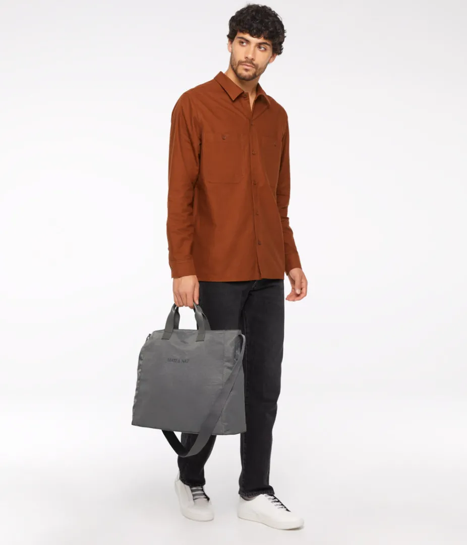 mattnat_kiva_vegan_tote_bag__oam_2.webp Totes | Totes | Matt & Nat Mattnat KIVA Vegan Tote Bag - Oam