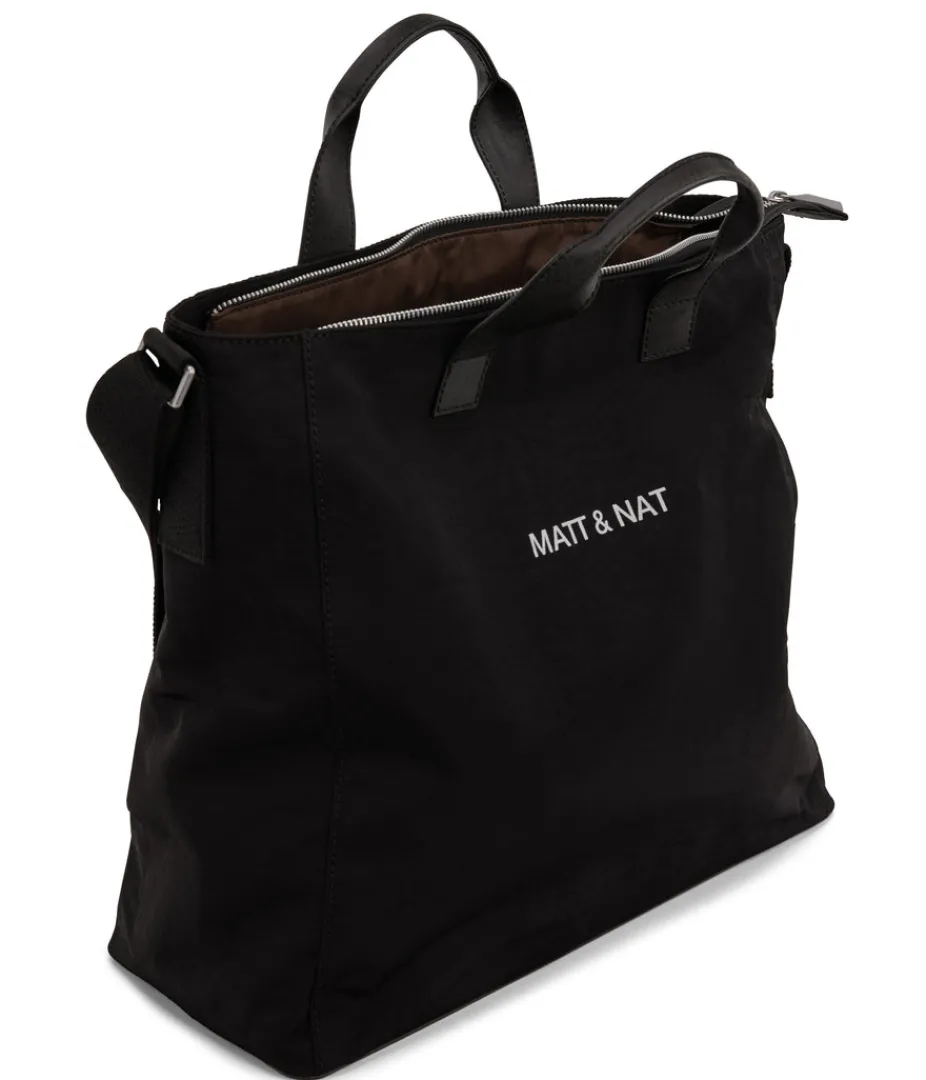 mattnat_kiva_vegan_tote_bag__oam_4.webp Totes | Totes | Matt & Nat Mattnat KIVA Vegan Tote Bag - Oam