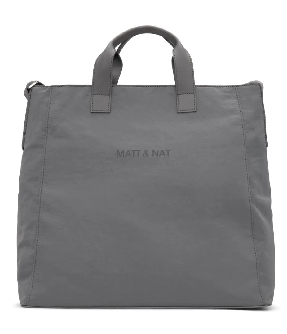 mattnat_kiva_vegan_tote_bag__oam_5.webp Totes | Totes | Matt & Nat Mattnat KIVA Vegan Tote Bag - Oam
