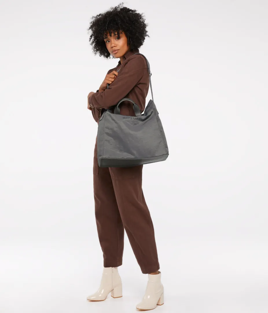 mattnat_kiva_vegan_tote_bag__oam_6.webp Totes | Totes | Matt & Nat Mattnat KIVA Vegan Tote Bag - Oam