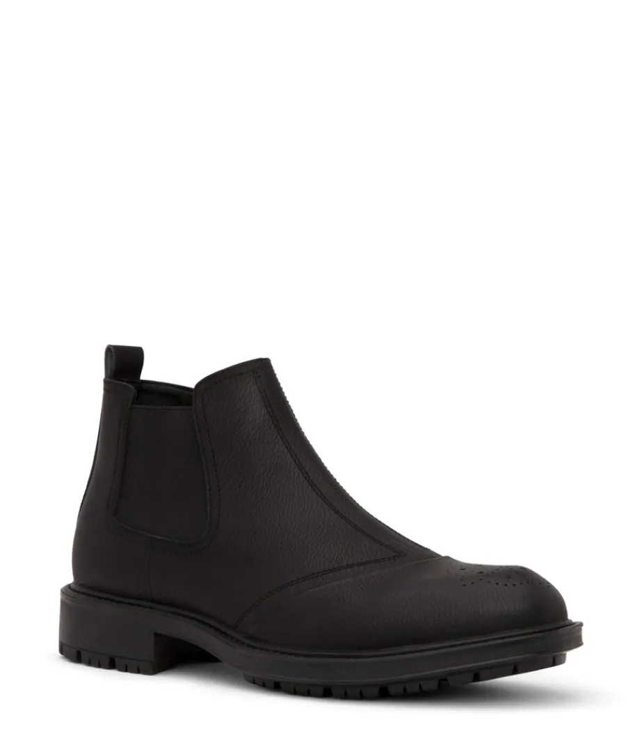 Footwear | Matt & Nat Mattnat LEO Men's Vegan Boots BLACK