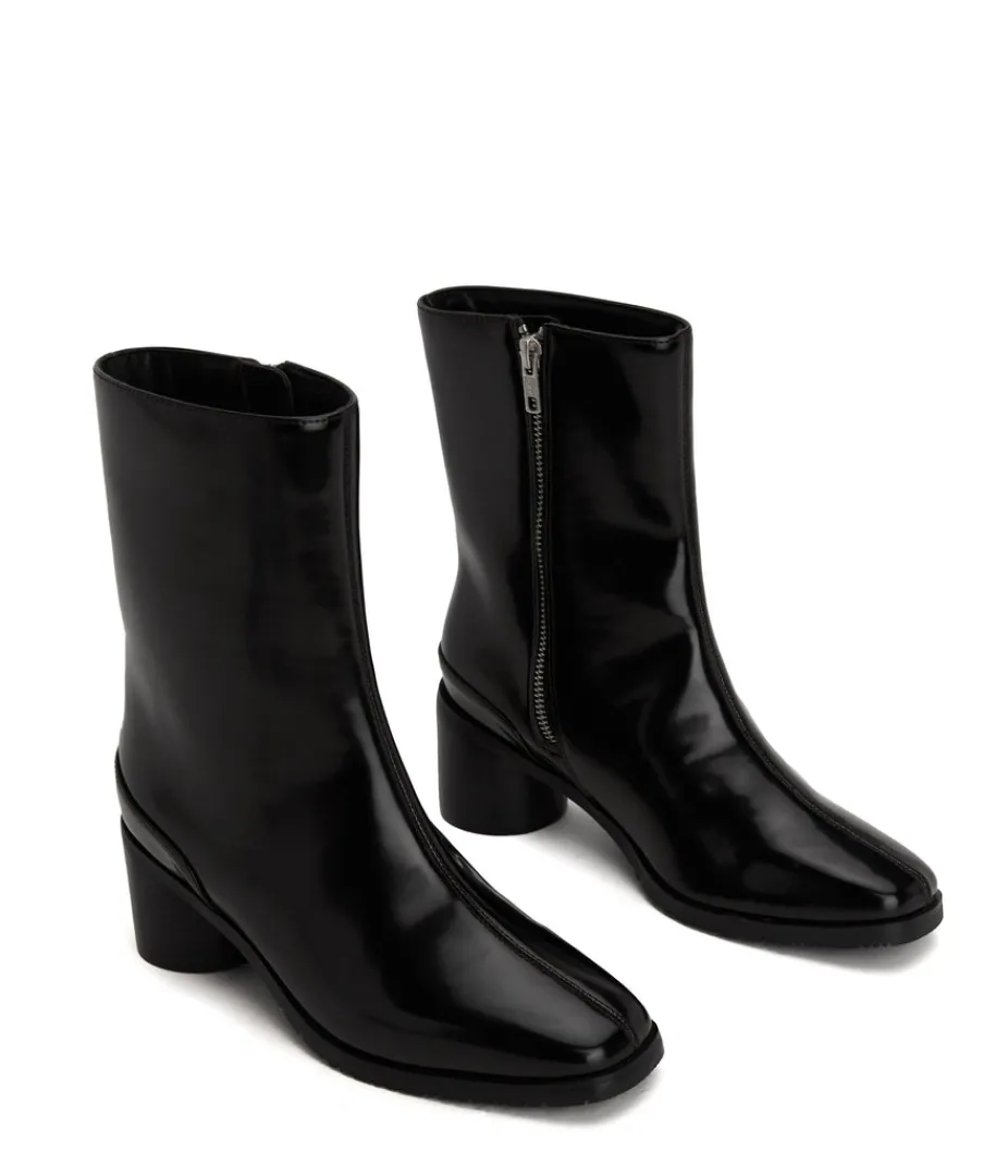 Heels | Boots | Matt & Nat Mattnat LIAM Women's Vegan High Heel Boots Footwear BLACK