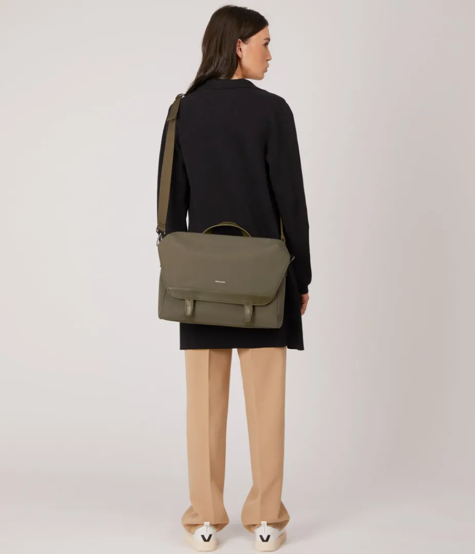 Totes | Briefcases | Matt & Nat Mattnat MARTEL Vegan Messenger Bag - Canvas