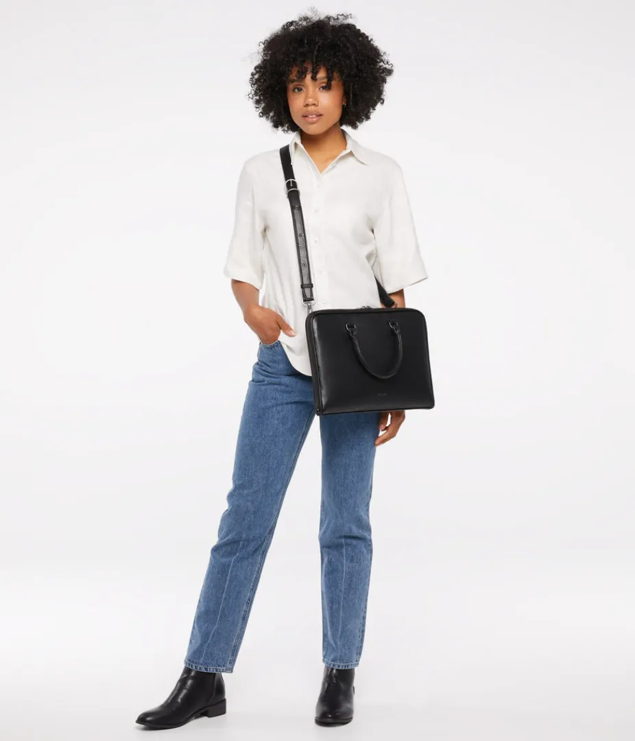 mattnat_mens_dwell_holder_slim_vegan_briefcase__dwell_10.webp Briefcases | Briefcases | Matt & Nat Mattnat Men's Dwell HOLDER Slim Vegan Briefcase - Dwell