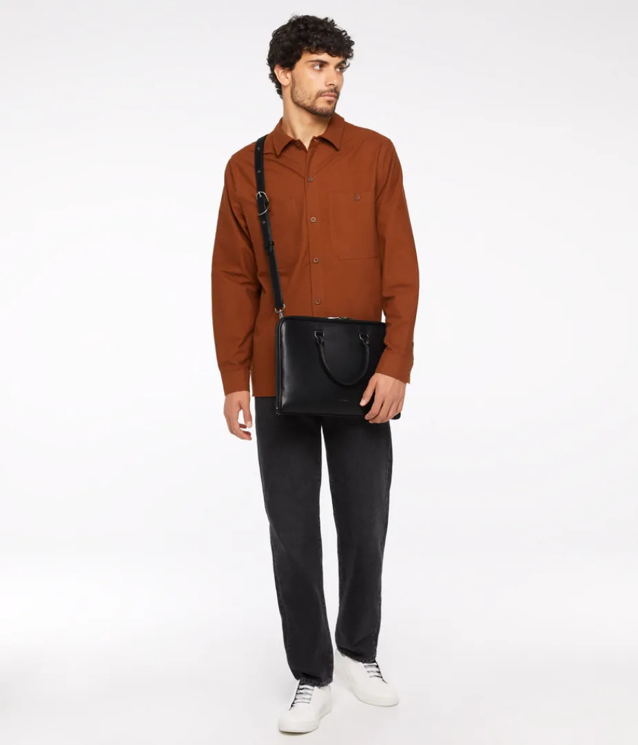 mattnat_mens_dwell_holder_slim_vegan_briefcase__dwell_11.webp Briefcases | Briefcases | Matt & Nat Mattnat Men's Dwell HOLDER Slim Vegan Briefcase - Dwell