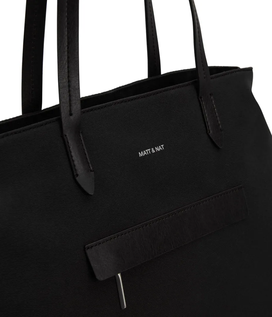 mattnat_new_arrivals_leiden_vegan_tote_bag__canvas_4.webp Totes | Totes | Matt & Nat Mattnat New Arrivals LEIDEN Vegan Tote Bag - Canvas