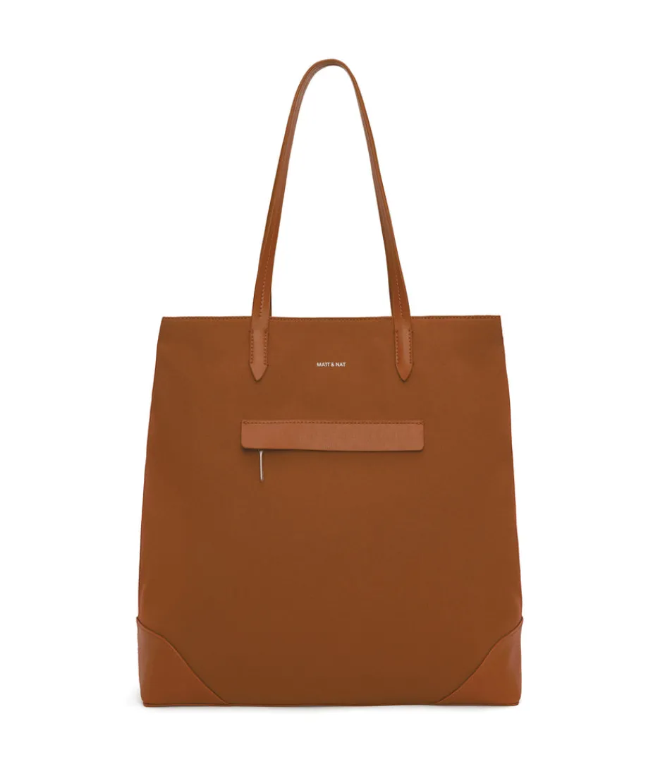 mattnat_new_arrivals_leiden_vegan_tote_bag__canvas_5.webp Totes | Totes | Matt & Nat Mattnat New Arrivals LEIDEN Vegan Tote Bag - Canvas