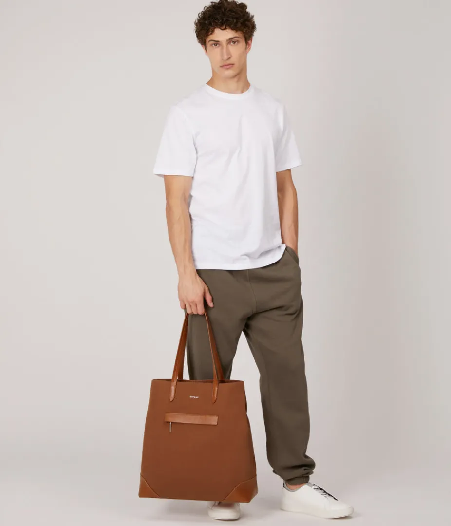 mattnat_new_arrivals_leiden_vegan_tote_bag__canvas_6.webp Totes | Totes | Matt & Nat Mattnat New Arrivals LEIDEN Vegan Tote Bag - Canvas