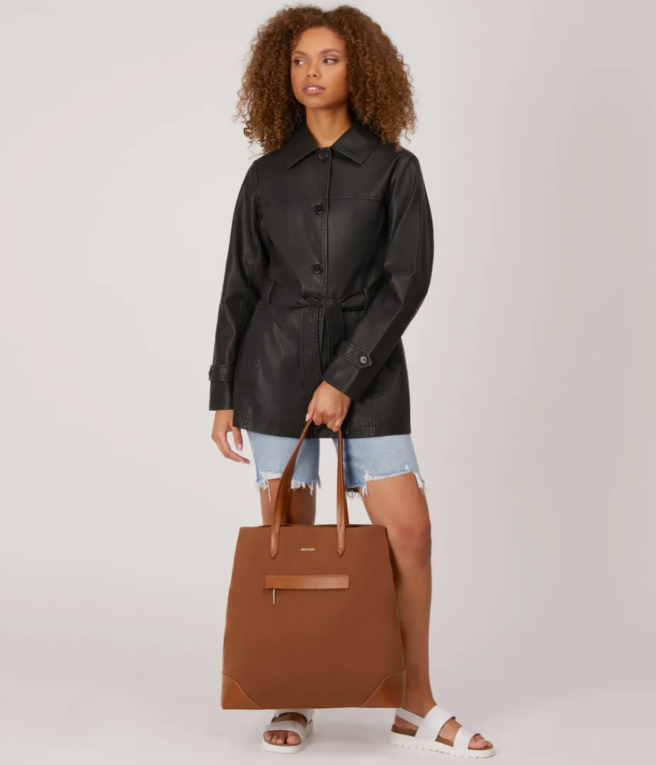 mattnat_new_arrivals_leiden_vegan_tote_bag__canvas_7.webp Totes | Totes | Matt & Nat Mattnat New Arrivals LEIDEN Vegan Tote Bag - Canvas