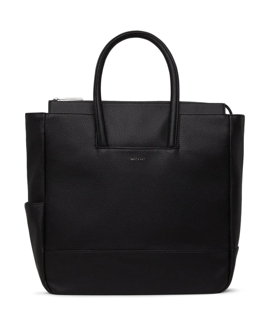 mattnat_percio_vegan_diaper_bag__purity_11.webp Diaper Bags | Satchels | Matt & Nat Mattnat PERCIO Vegan Diaper Bag - Purity