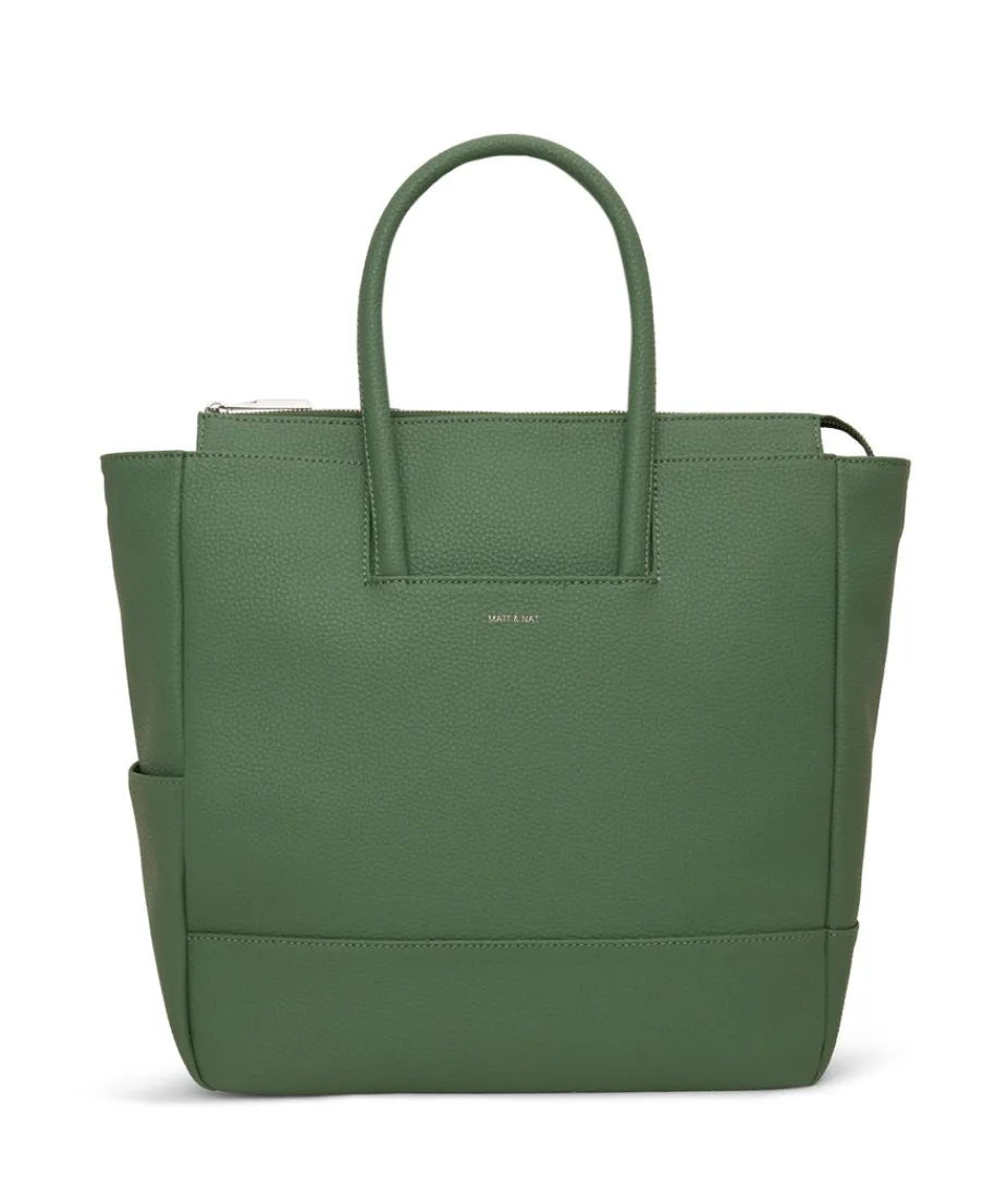 mattnat_percio_vegan_diaper_bag__purity_20.webp Diaper Bags | Satchels | Matt & Nat Mattnat PERCIO Vegan Diaper Bag - Purity