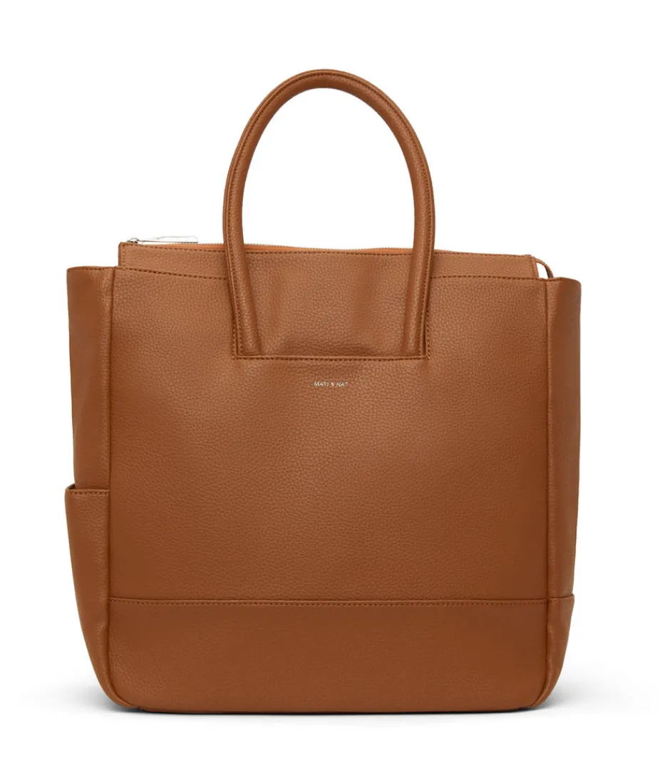 mattnat_percio_vegan_diaper_bag__purity_4.webp Diaper Bags | Satchels | Matt & Nat Mattnat PERCIO Vegan Diaper Bag - Purity