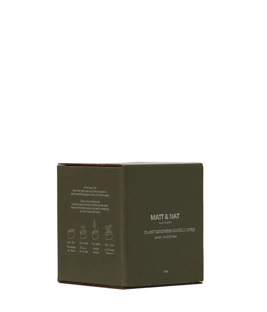 Andles | Matt & Nat Mattnat Plant Kindness Gather Love Soy Candle OLIVE