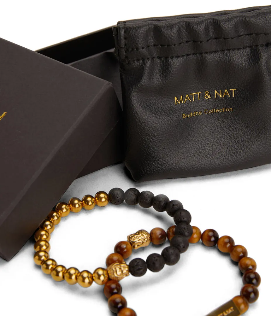 mattnat_protective__stainless_steel_gold_bracelet_bracelets_3.webp Bracelets | Matt & Nat Mattnat PROTECTIVE - Stainless Steel Gold Bracelet Bracelets BLACK
