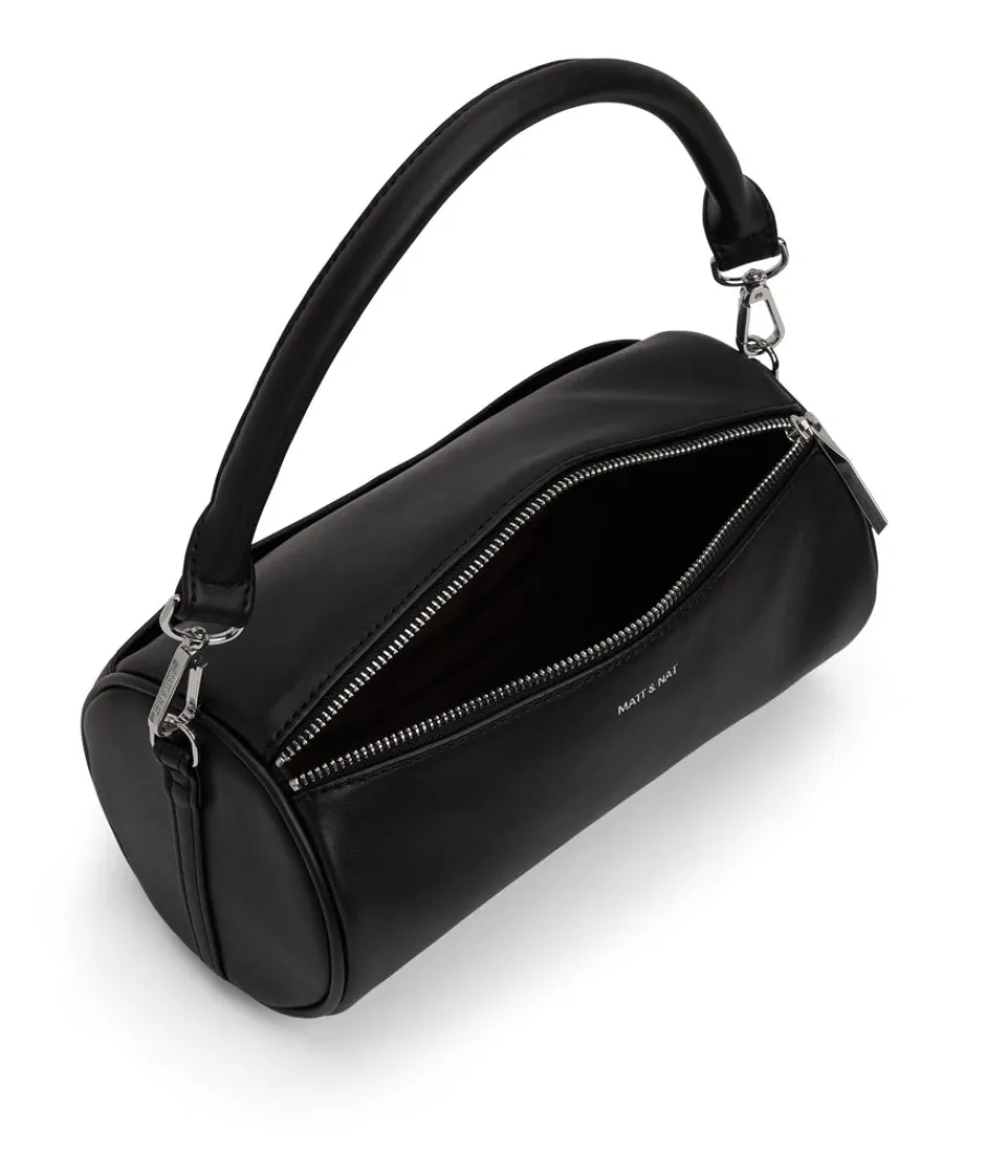 mattnat_seoul_vegan_barrel_satchel__loom_3.webp Satchels | Crossbody | Matt & Nat Mattnat SEOUL Vegan Barrel Satchel - Loom