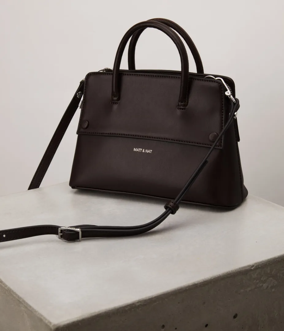 mattnat_silva_sm_small_vegan_satchel__appleskin_10.webp Satchels | Matt & Nat Mattnat SILVA SM Small Vegan Satchel - APPLESKIN™