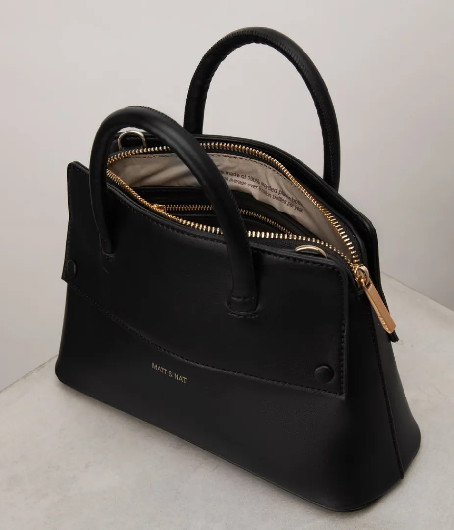 mattnat_silva_sm_small_vegan_satchel__appleskin_2.webp Satchels | Matt & Nat Mattnat SILVA SM Small Vegan Satchel - APPLESKIN™