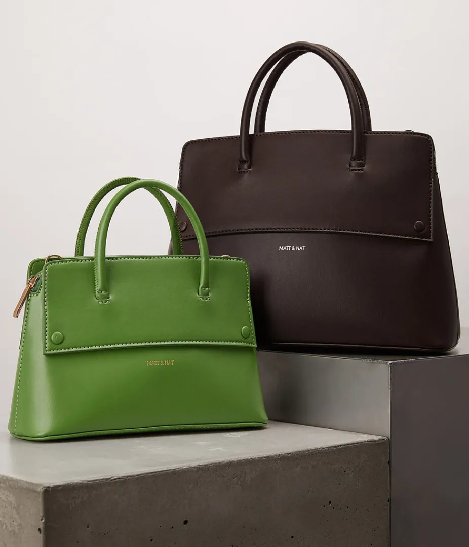 mattnat_silva_sm_small_vegan_satchel__appleskin_4.webp Satchels | Matt & Nat Mattnat SILVA SM Small Vegan Satchel - APPLESKIN™