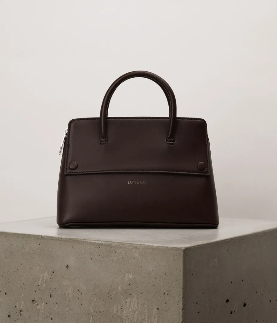 mattnat_silva_sm_small_vegan_satchel__appleskin_6.webp Satchels | Matt & Nat Mattnat SILVA SM Small Vegan Satchel - APPLESKIN™