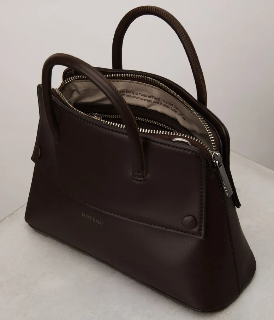 mattnat_silva_sm_small_vegan_satchel__appleskin_9.webp Satchels | Matt & Nat Mattnat SILVA SM Small Vegan Satchel - APPLESKIN™