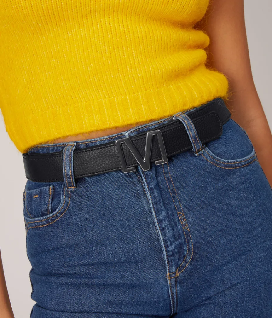 Belts | Matt & Nat Mattnat Small Vegan Goods REE Women’s Vegan Leather Belt - Purity
