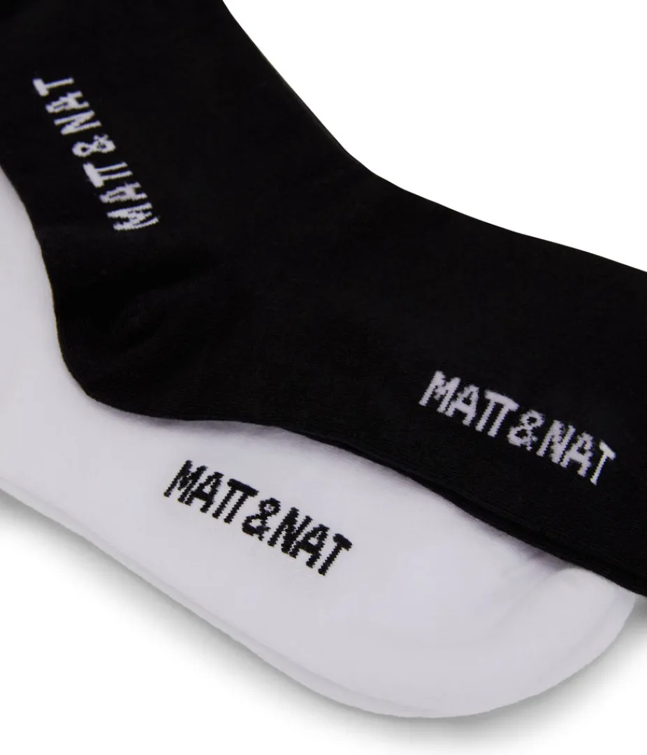Sock Set | Matt & Nat Mattnat SOCK Organic Cotton Socks Box Set Black & White BLKWHT