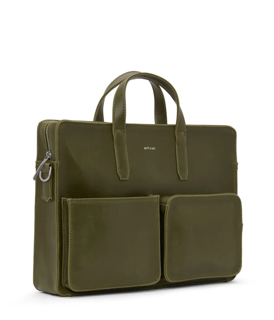 mattnat_soren_vegan_briefcase__vintage_12.webp Briefcases | Briefcases | Matt & Nat Mattnat SOREN Vegan Briefcase - Vintage