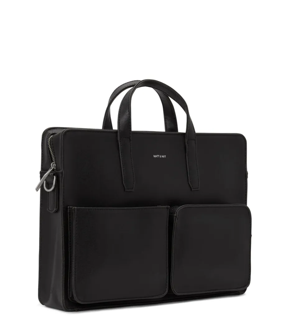 mattnat_soren_vegan_briefcase__vintage_2.webp Briefcases | Briefcases | Matt & Nat Mattnat SOREN Vegan Briefcase - Vintage