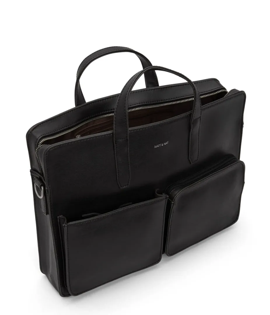 mattnat_soren_vegan_briefcase__vintage_3.webp Briefcases | Briefcases | Matt & Nat Mattnat SOREN Vegan Briefcase - Vintage
