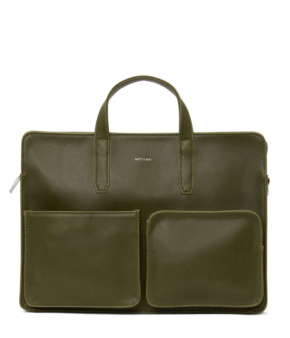 mattnat_soren_vegan_briefcase__vintage_9.webp Briefcases | Briefcases | Matt & Nat Mattnat SOREN Vegan Briefcase - Vintage