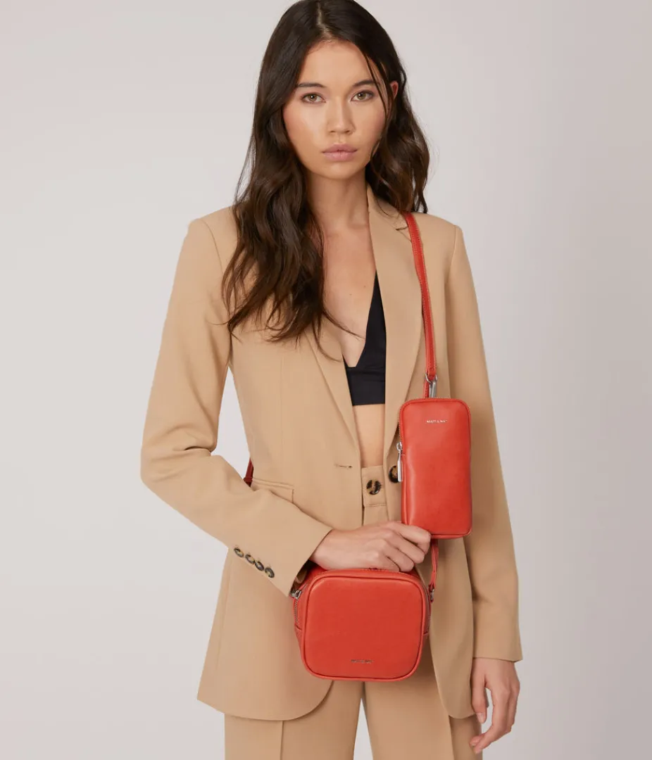 Cell Phone Holders | Crossbody | Matt & Nat Mattnat SWAE Vegan Crossbody Bag - Vintage