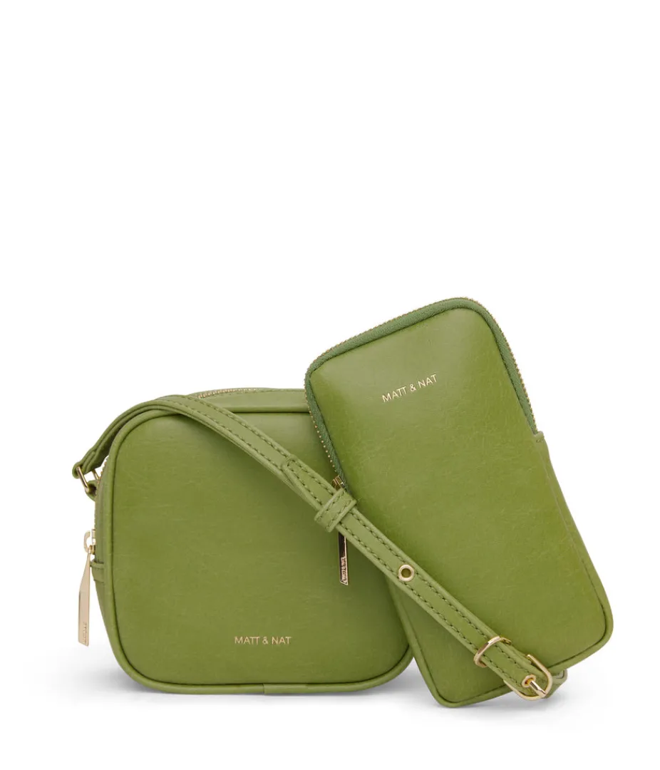 Cell Phone Holders | Crossbody | Matt & Nat Mattnat SWAE Vegan Crossbody Bag - Vintage