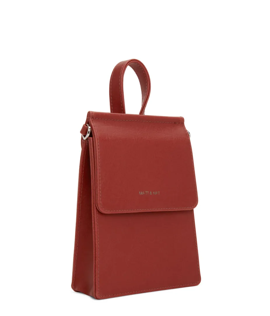mattnat_thessa_vegan_crossbody_bag__vintage_41.webp Cell Phone Holders | Crossbody | Matt & Nat Mattnat THESSA Vegan Crossbody Bag - Vintage