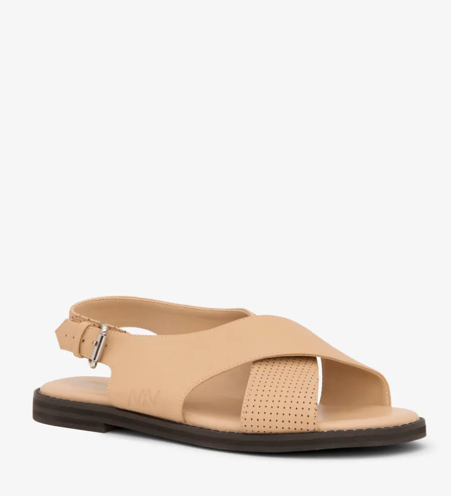 Sandals | Flats | Matt & Nat Mattnat VILLERAY Vegan Criss Cross Sandals Footwear